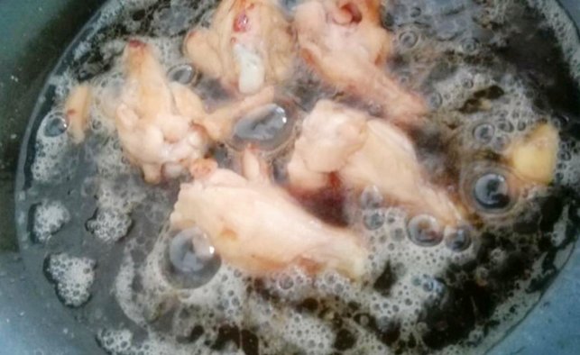 鸡腿步骤4
