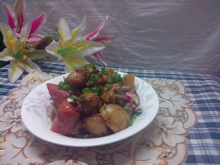 土豆萝卜烧鸡翅步骤15