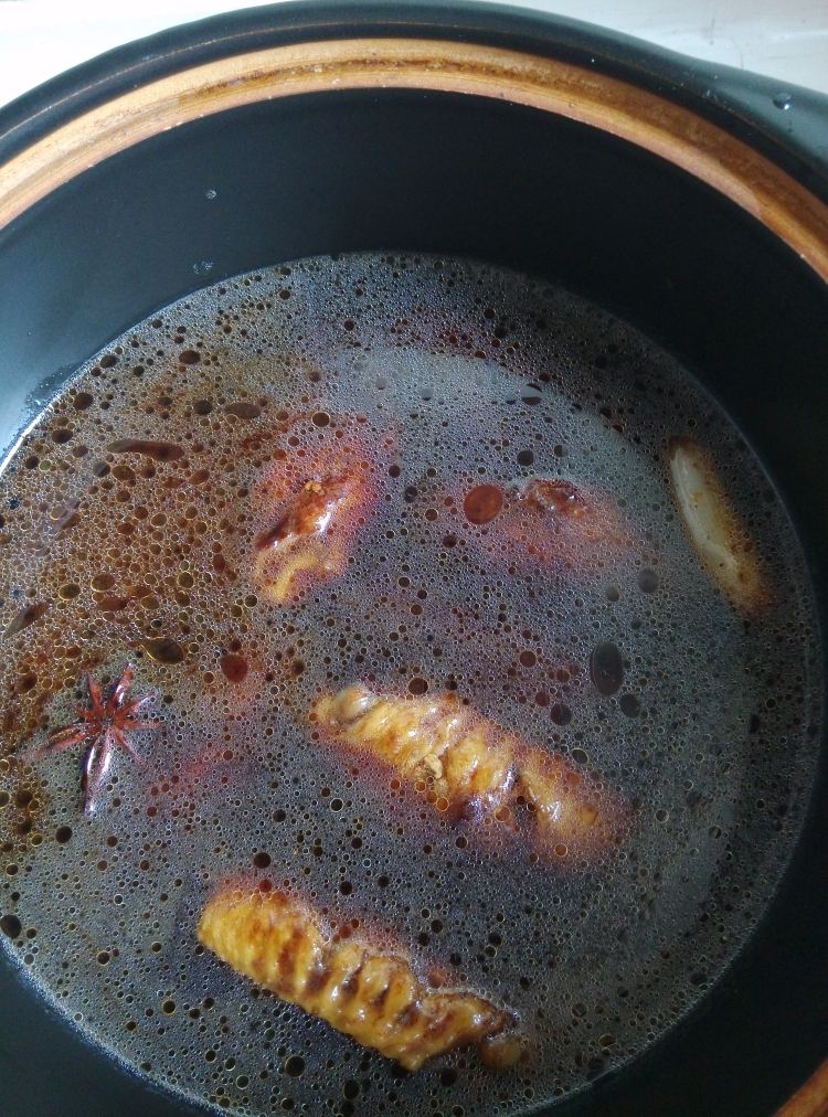 山药鸡翅煲步骤8