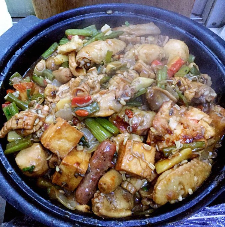 大杂烩焖锅步骤8