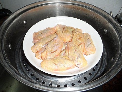 盐蒸鸡翅步骤4