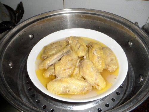 盐蒸鸡翅步骤5
