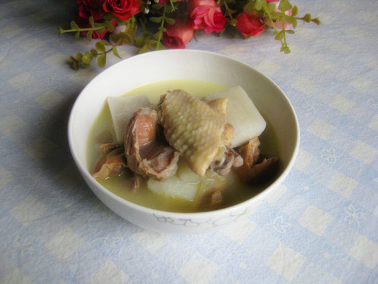 山药鸡翅汤步骤10