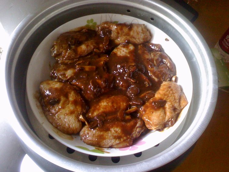 豆瓣酱蒸鸡翅步骤6