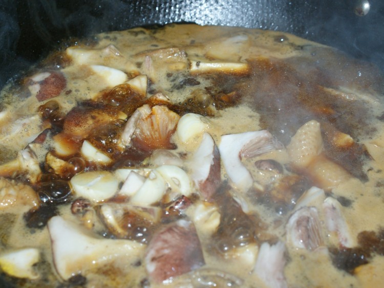 青刚菌烧鸡步骤6
