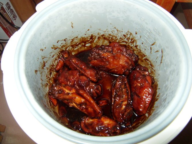 电饭煲鸡翅步骤5