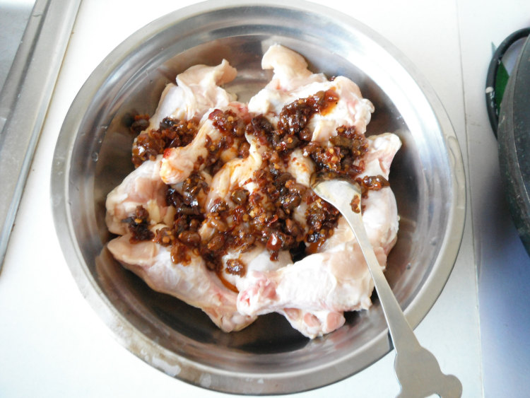 豆豉鸡翅步骤2