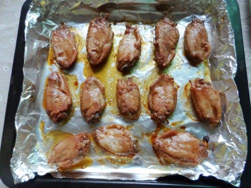 酒香蜜汁烤翅步骤6