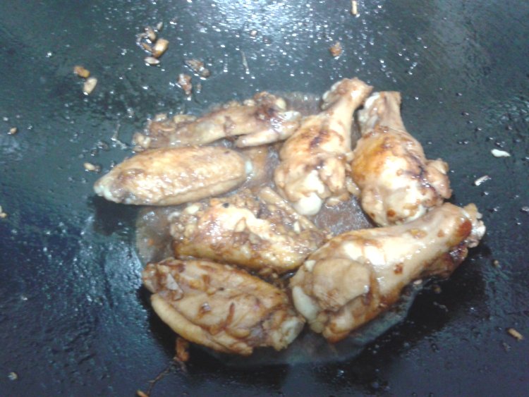 红烧鸡翅膀步骤8