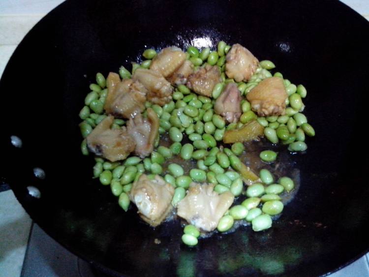 毛豆鸡翅步骤7