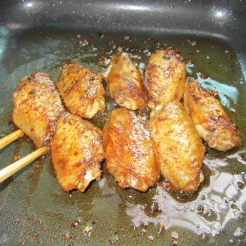 油煎鸡翅步骤6