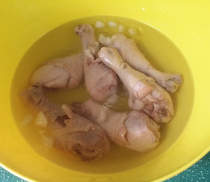 香辣葱油鸡腿步骤7