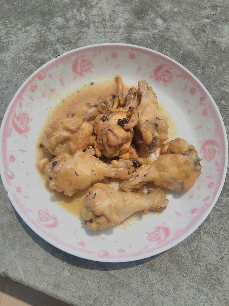 红烧鸡腿步骤11