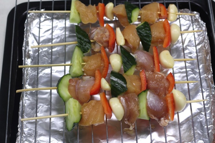 鸡腿杂蔬串步骤4