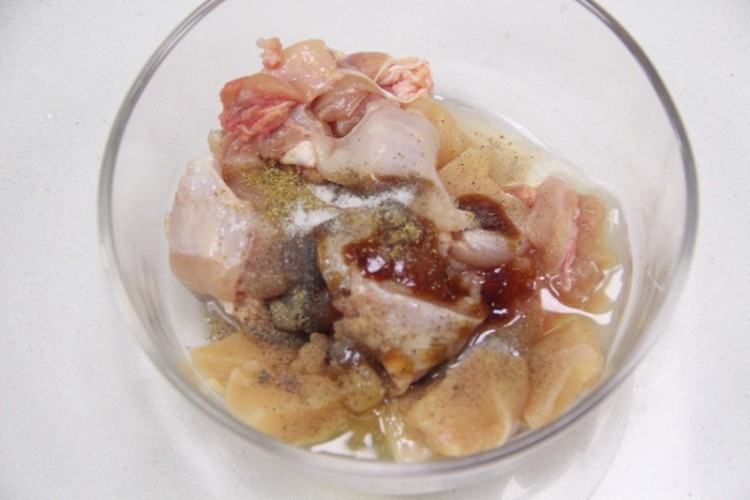 鸡腿杂蔬串步骤3