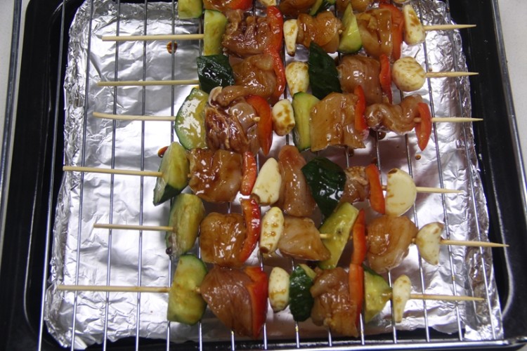 鸡腿杂蔬串步骤6