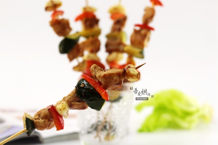 鸡腿杂蔬串步骤9