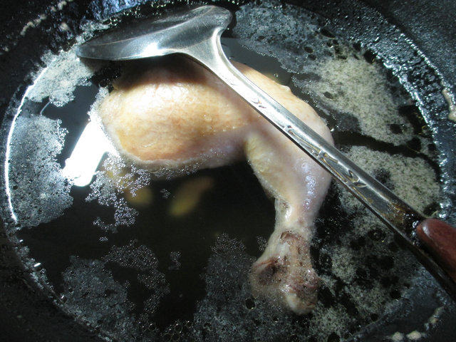 葱油鸡腿步骤5