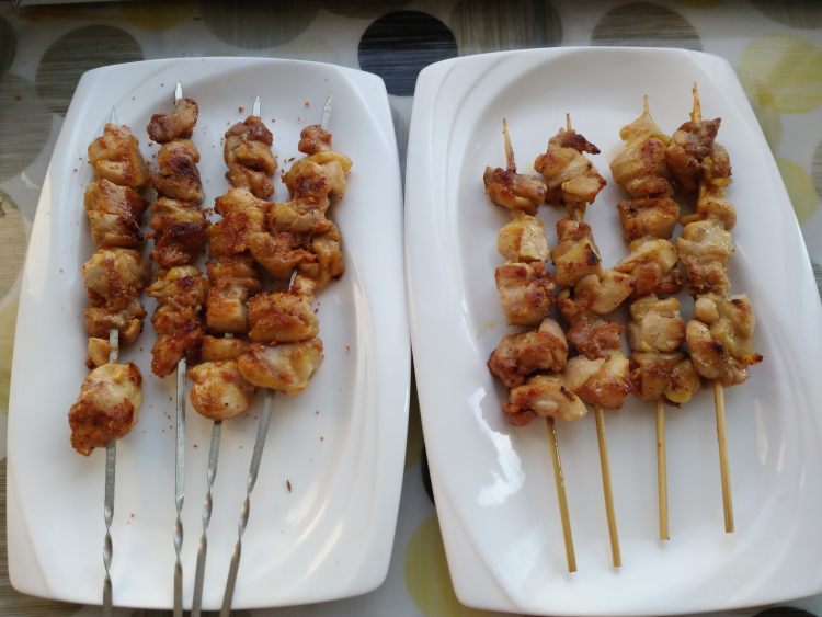 铁板奥尔良鸡肉串步骤7
