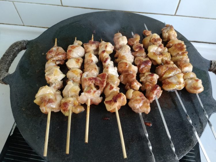 铁板奥尔良鸡肉串步骤6