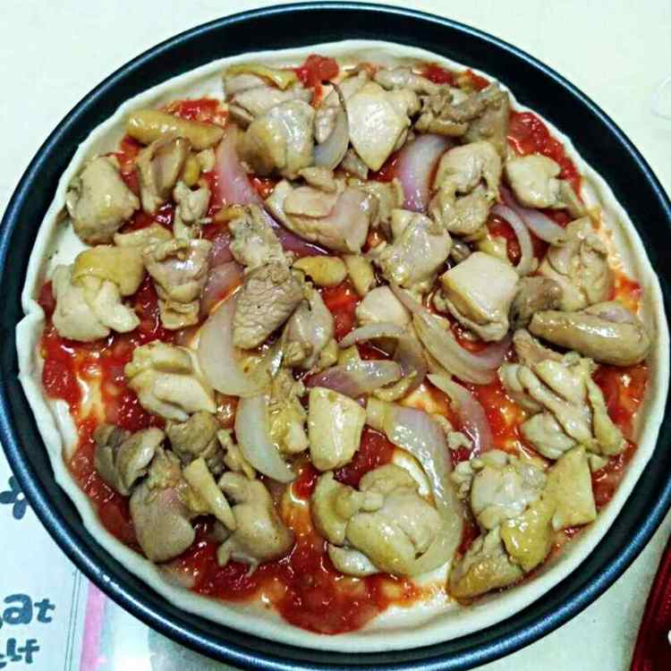 芦笋鸡肉披萨步骤10