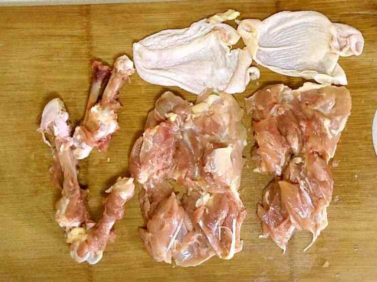 烤鸡肉串步骤1