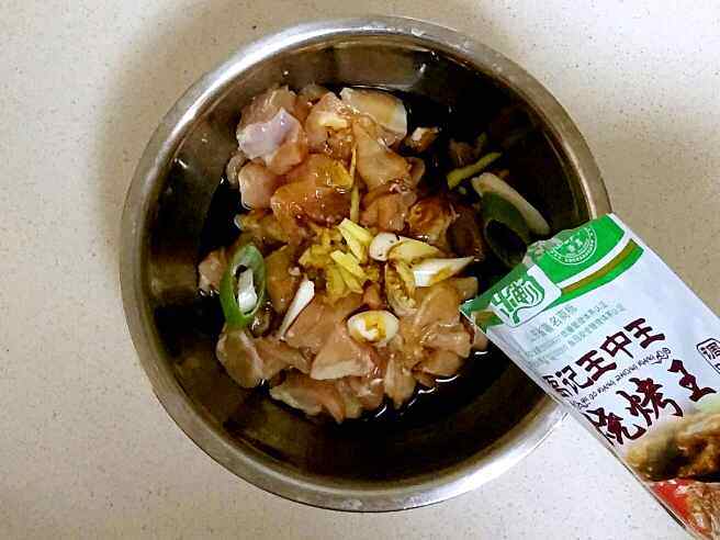 烤鸡肉串步骤5