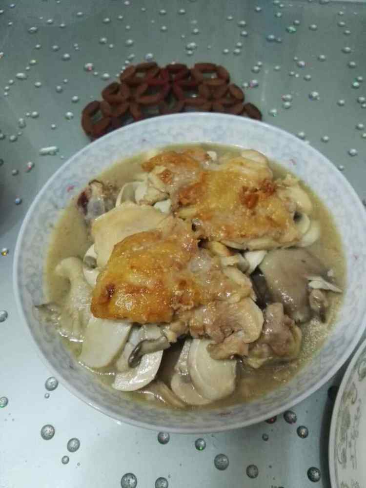 干煎鸡腿炒菇步骤9