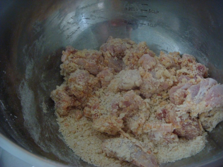 炸鸡腿肉步骤5