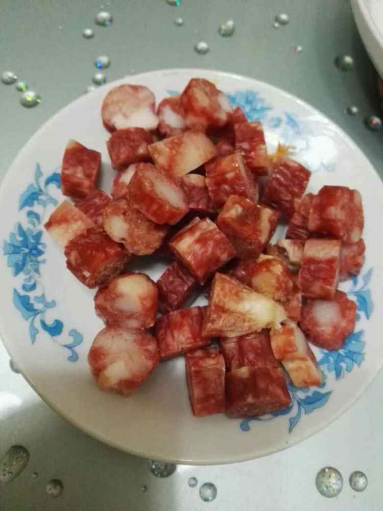 腊肠南瓜饭步骤2