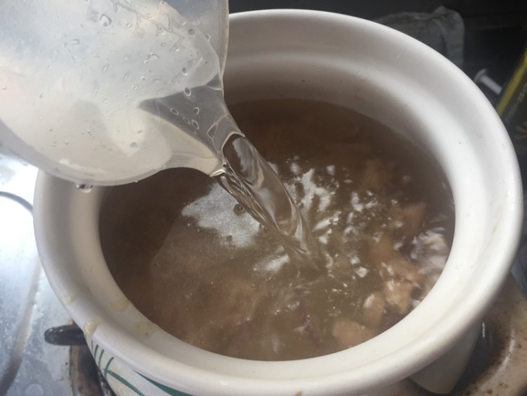 洋葱鸡腿粥步骤8