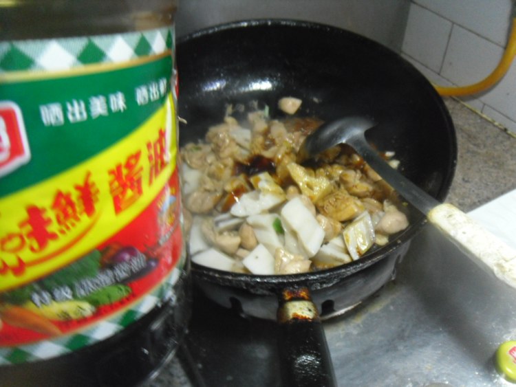 滑炒鸡块步骤9