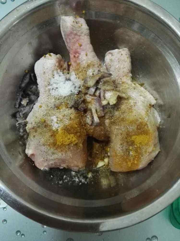 蜜汁咖喱鸡腿步骤4