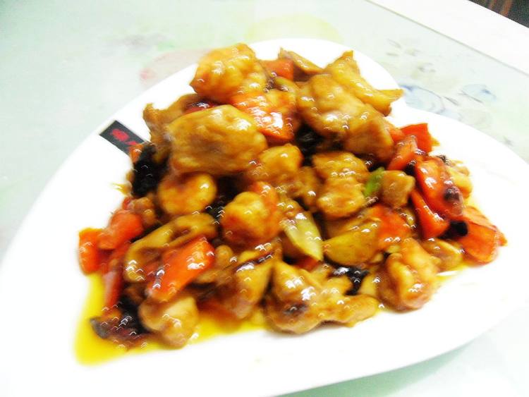 虾仁鸡丁步骤15