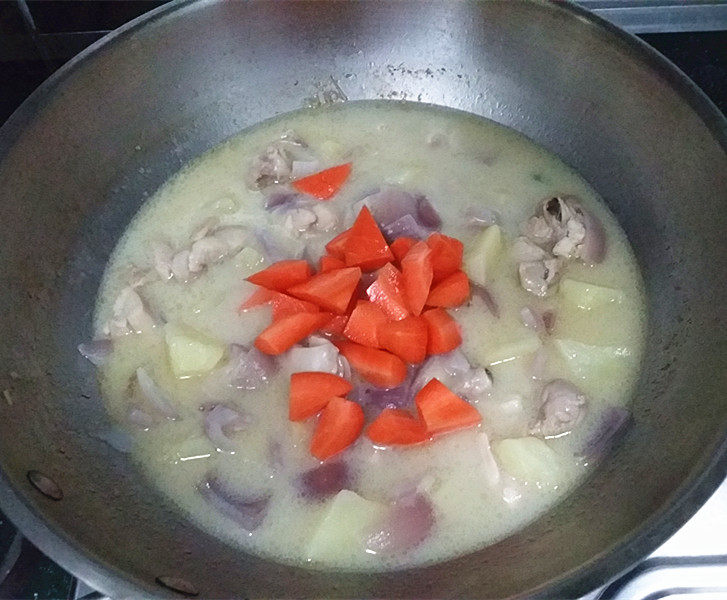 彩蔬奶炖鸡腿肉步骤13