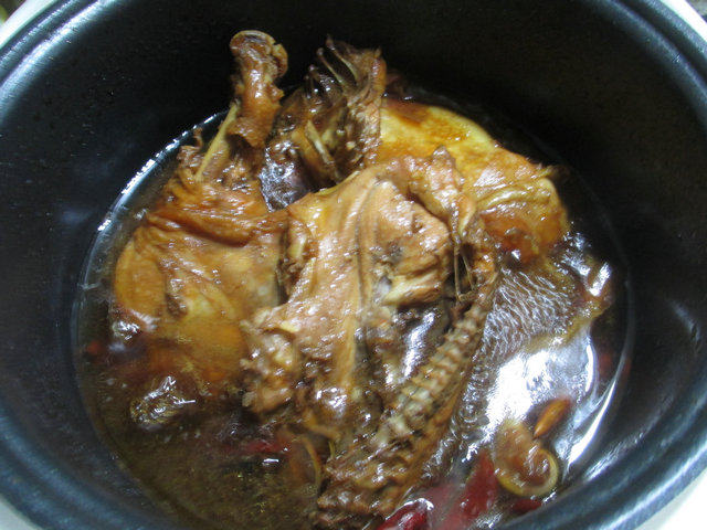 三杯鸡腿步骤10