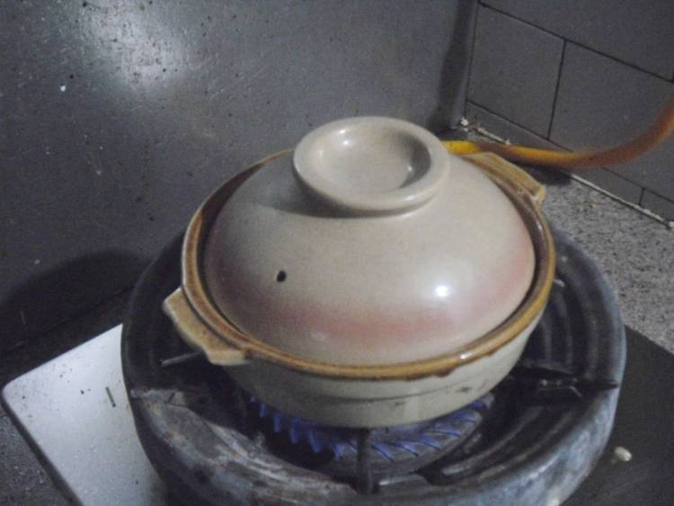 砂锅焗南瓜鸡步骤12
