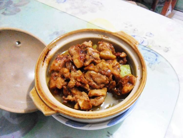 砂锅焗南瓜鸡步骤13