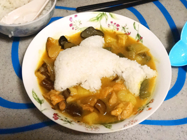 海豚咖喱饭步骤14