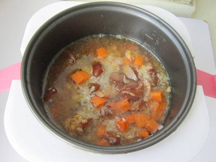 胡萝卜鸡肉饭步骤9