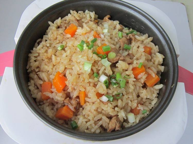 胡萝卜鸡肉饭步骤13