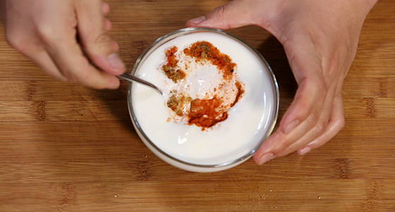 中东风情烤鸡配芝麻菜步骤4