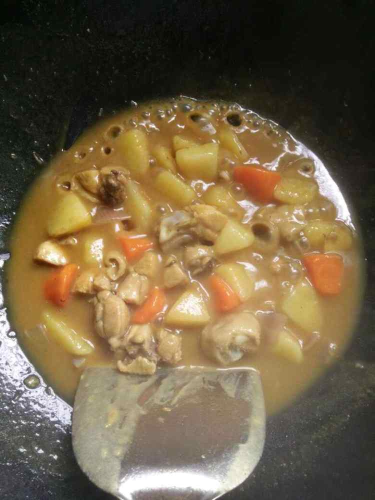 咖喱鸡腿饭~儿童版步骤8