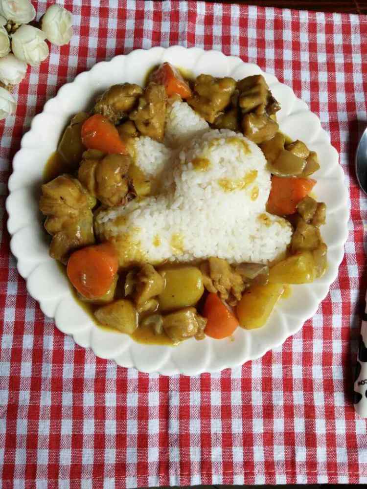 咖喱鸡腿饭~儿童版步骤10