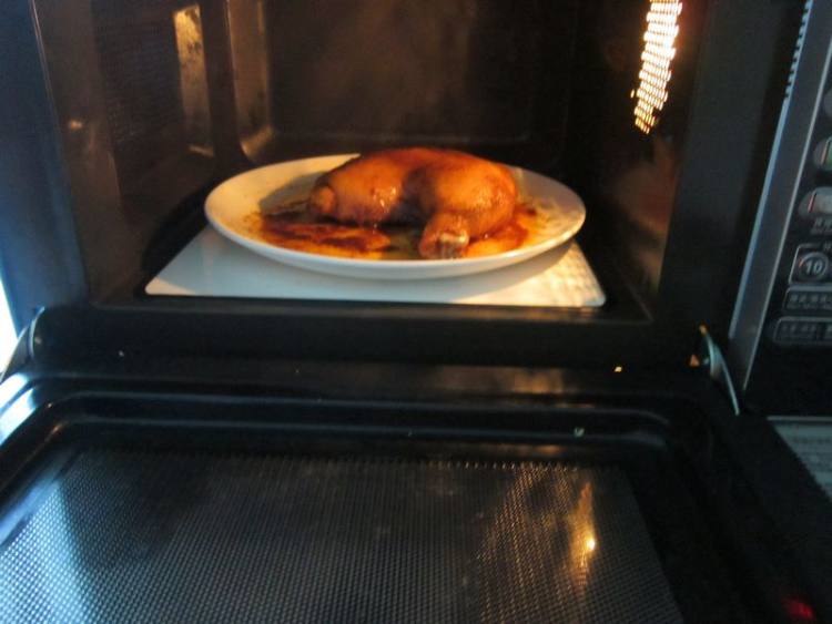 微波炉烤鸡腿步骤14