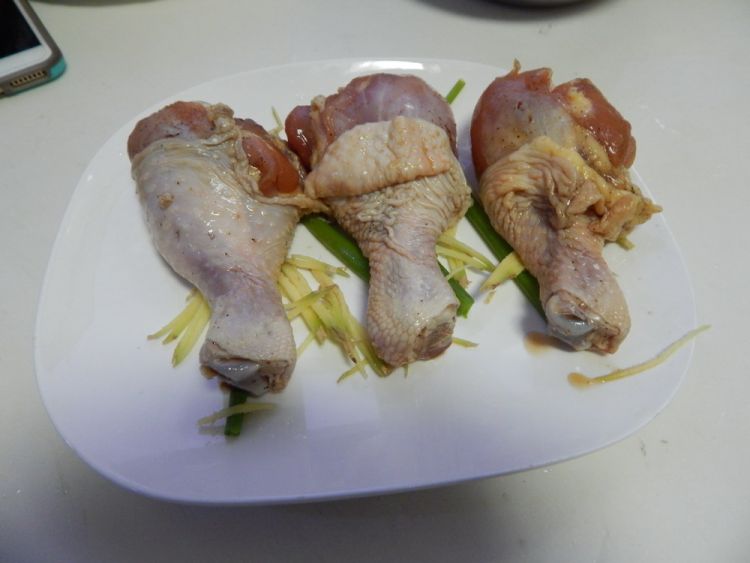 葱油鸡腿#新鲜从这里步骤7
