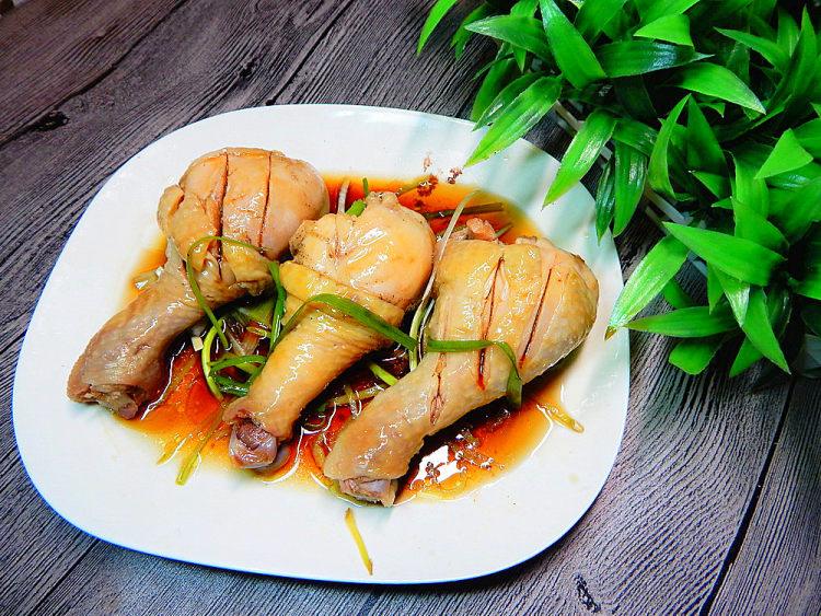 葱油鸡腿#新鲜从这里步骤15