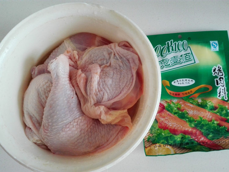 奥尔良烤鸡腿#新鲜从步骤1