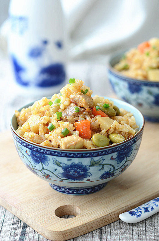 咖喱鸡肉焖饭#新鲜从步骤12