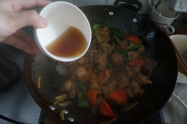 胡椒滑鸡步骤8